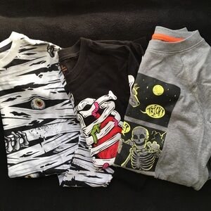 Halloween long sleeve tee bundle size 6